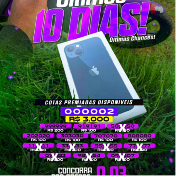 AÇÃO DE UM IPHONE 13 OU 3K NO P!X🍀